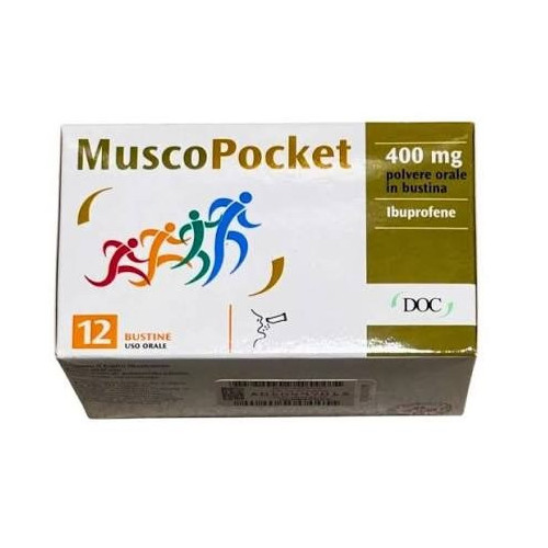 MUSCOPOCKET OS 12BUST 400MG